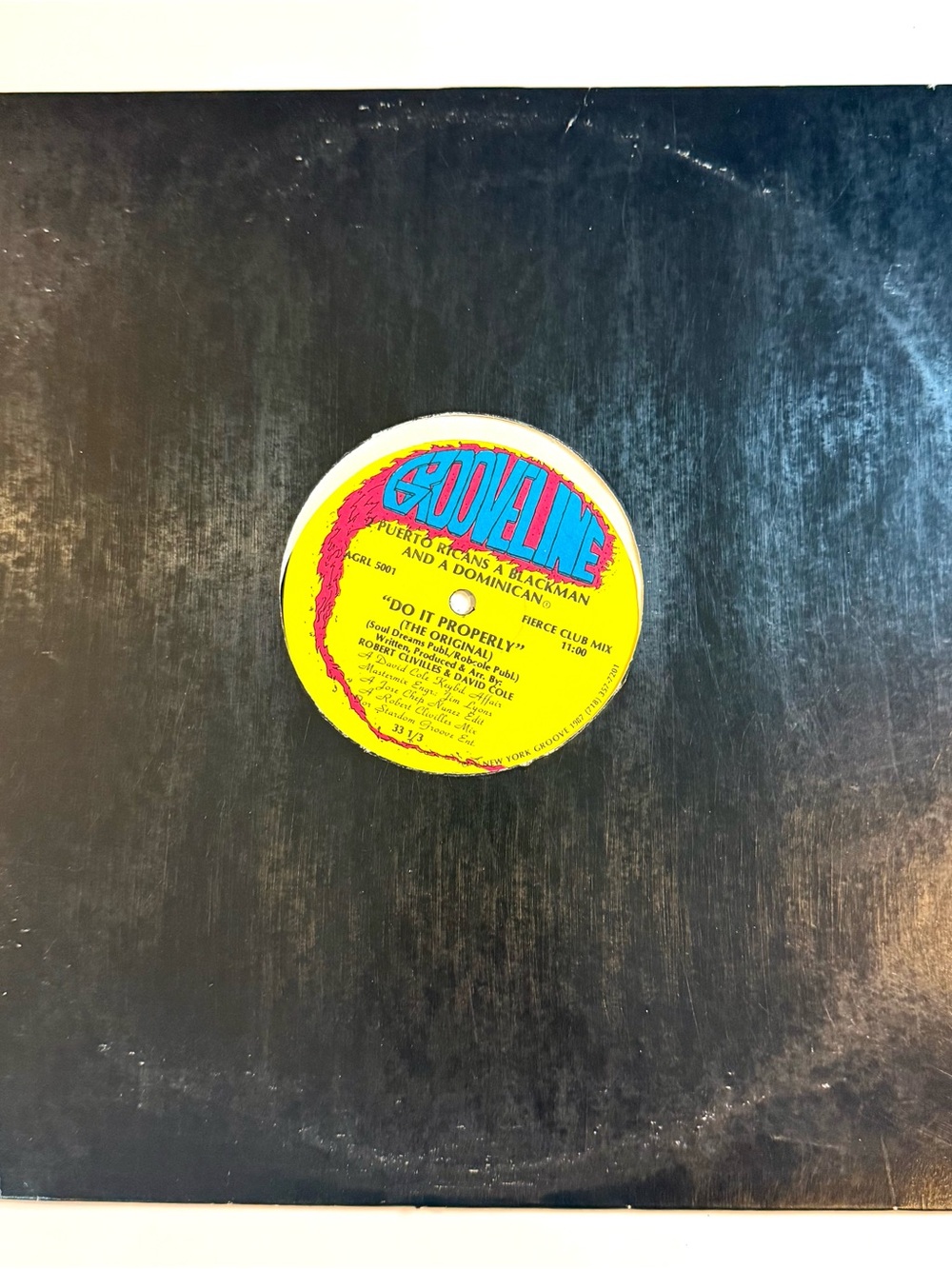 2 Puerto Ricans a Blackman and a Dominican - Do It Properly Vinyl Record 90s